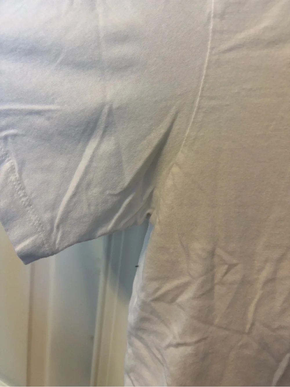 The North Face White Short Sleeve Tee with Black Logo
